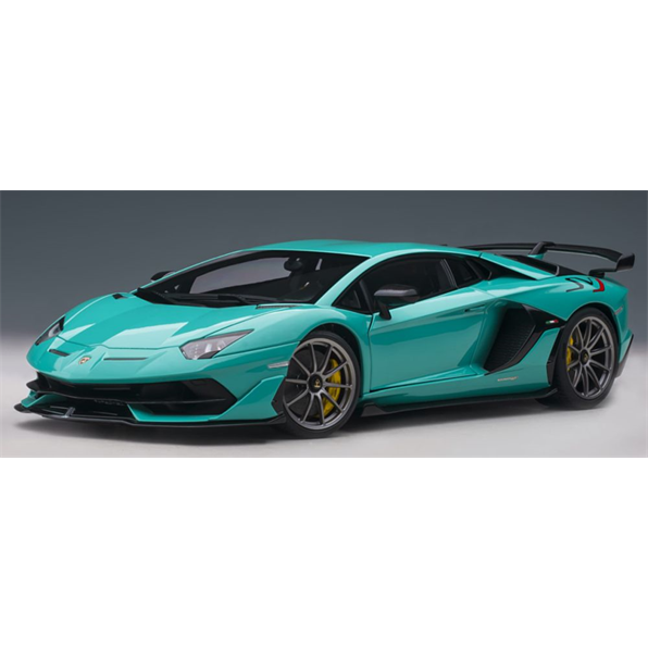 Lamborghini Aventador SVJ Blu Glauco/Solid Blue - John Ayrey Die Casts